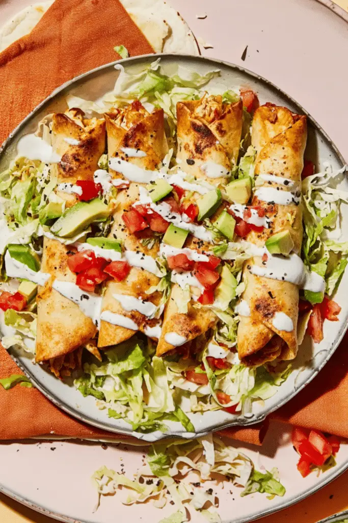 Air Fryer Chicken Taquitos – Chicken