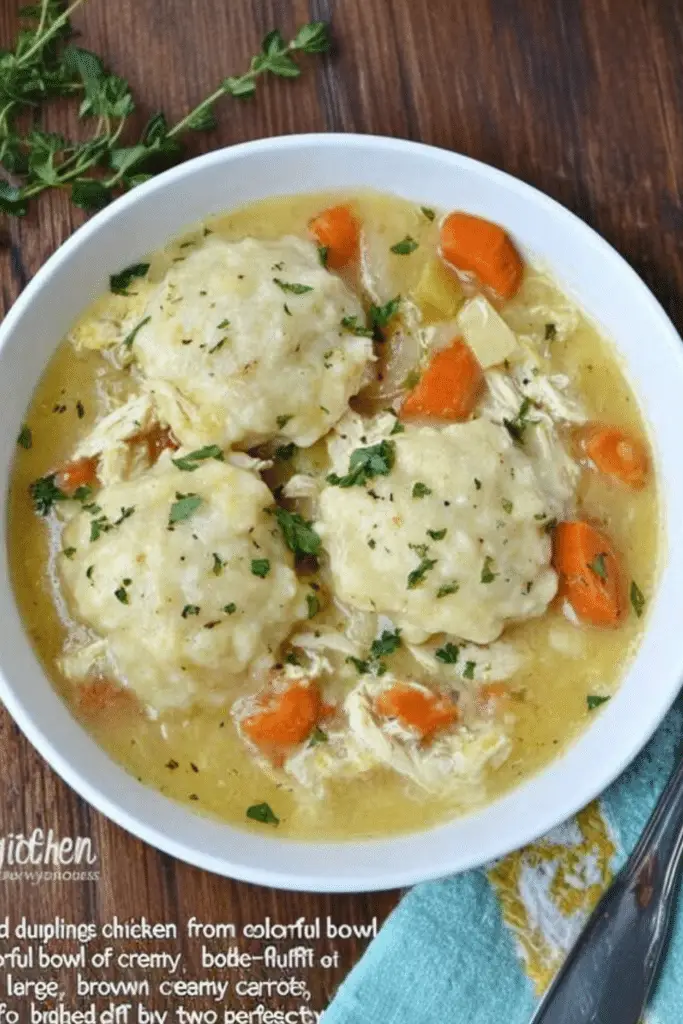 Slow Cooker Chicken and Dumplings