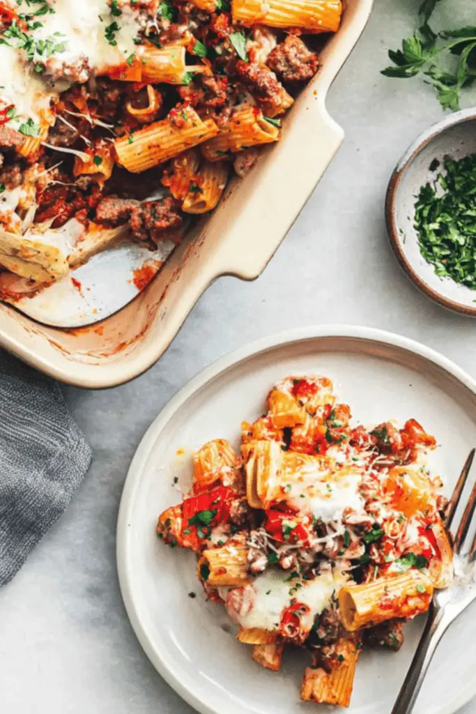 Baked Ziti with Ricotta