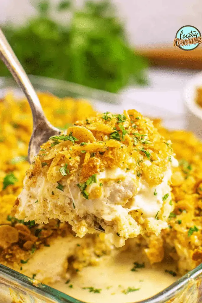 Chicken and Stuffing Casserole