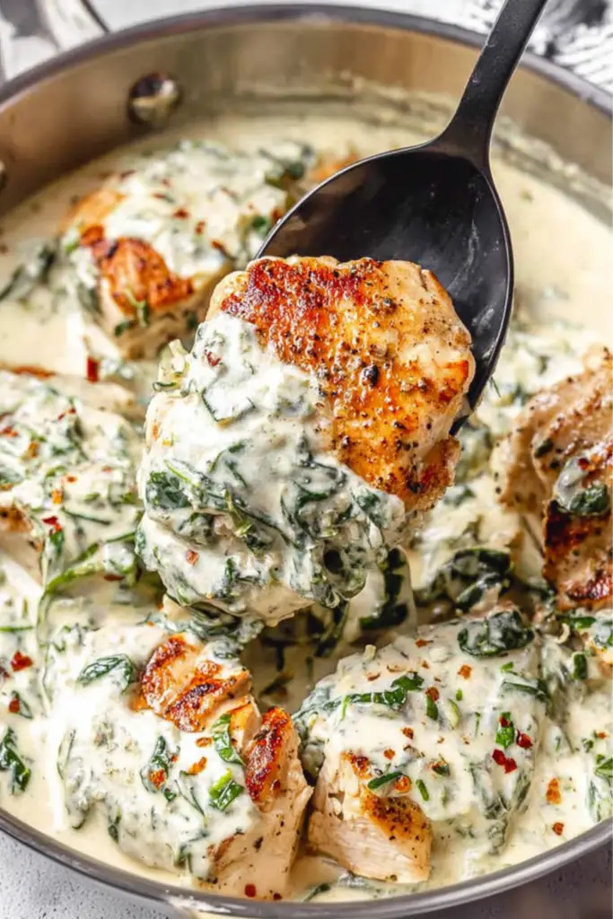 Creamy Spinach Artichoke Chicken