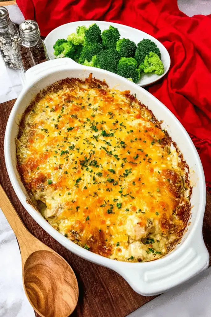 Creamy Chicken Bacon Ranch Casserole