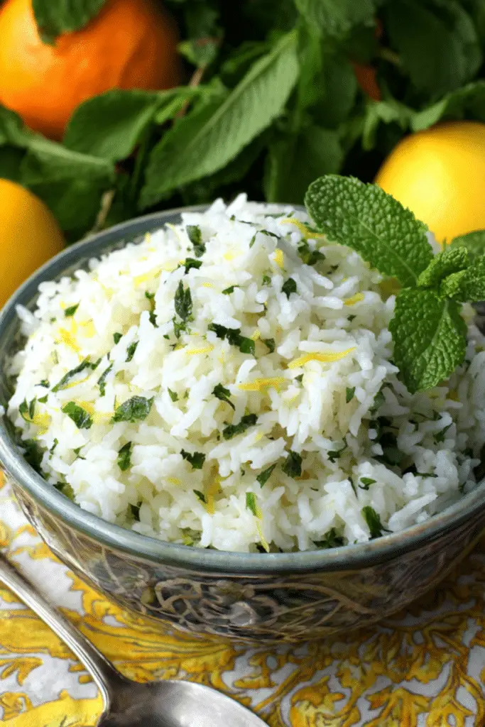 Lemon Garlic Rice