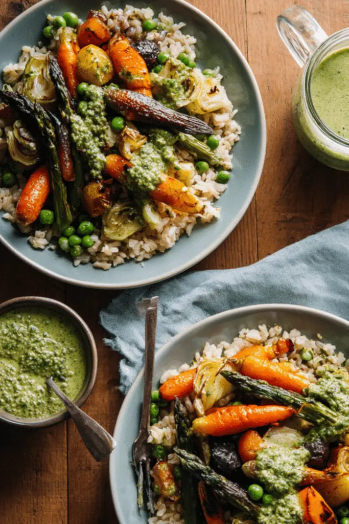 Spring Vegetable Grain Bowl