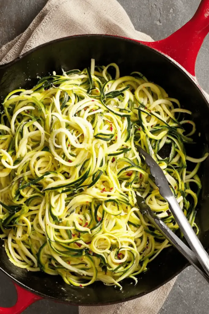 Lemon Garlic Zoodles