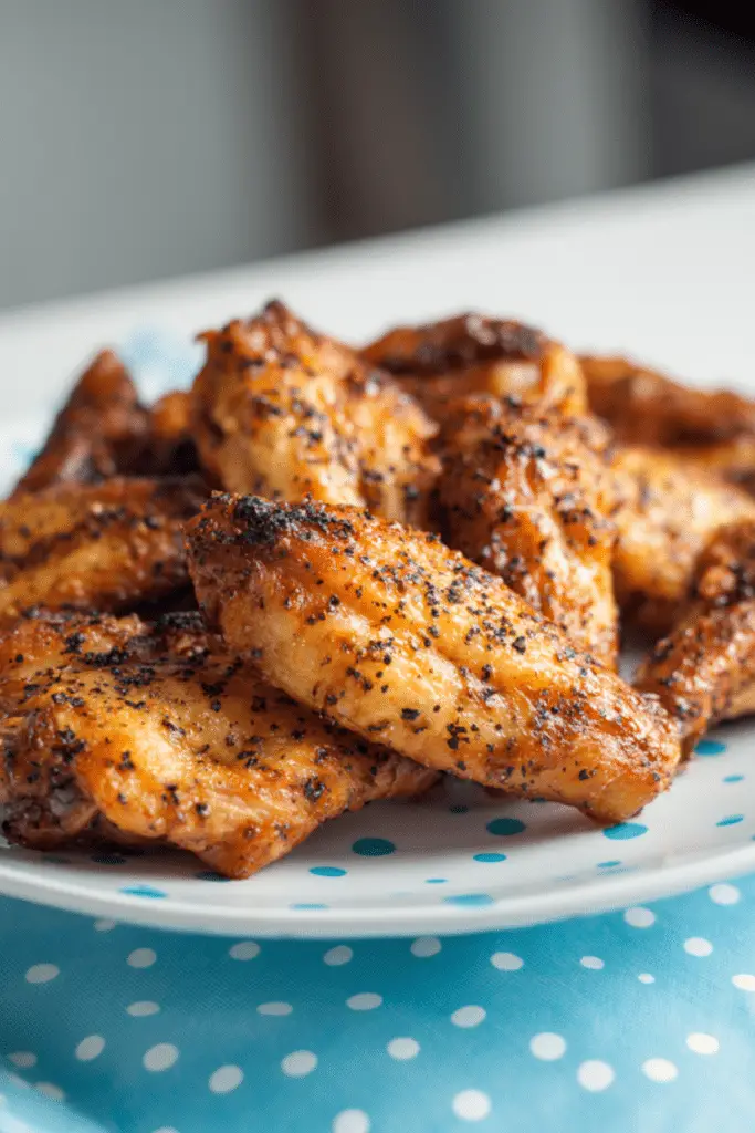 Chicken Wings with Lemon Pepper