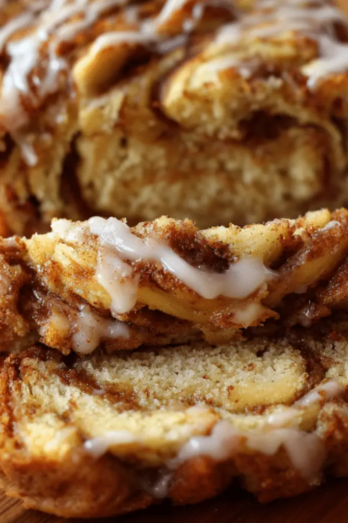 Cinnamon Swirl Apple Fritter Bread
