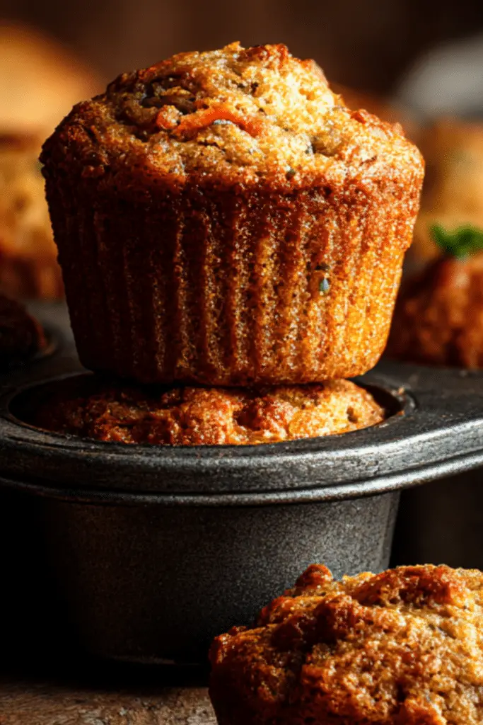 Mini Carrot Cake Muffins