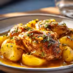 Baked Chicken Thighs and Potatoes