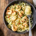 Lemon Garlic Shrimp Pasta