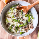 Asparagus Mushroom Risotto