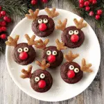Reindeer Brownie Bites