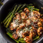 Asparagus & Parmesan Baked Chicken