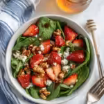 Strawberry Spinach Salad with Poppyseed Dressing