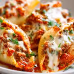 Chicken Parmesan Stuffed Shells