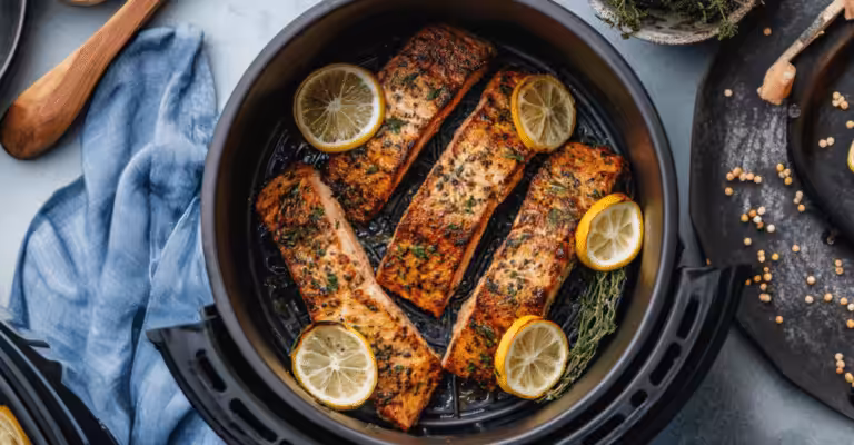 Air Fryer Salmon (Under 10 Minutes!) – Seafood