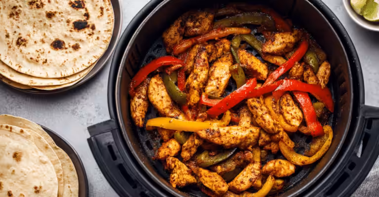 Air Fryer Chicken Fajita Salad – Salad