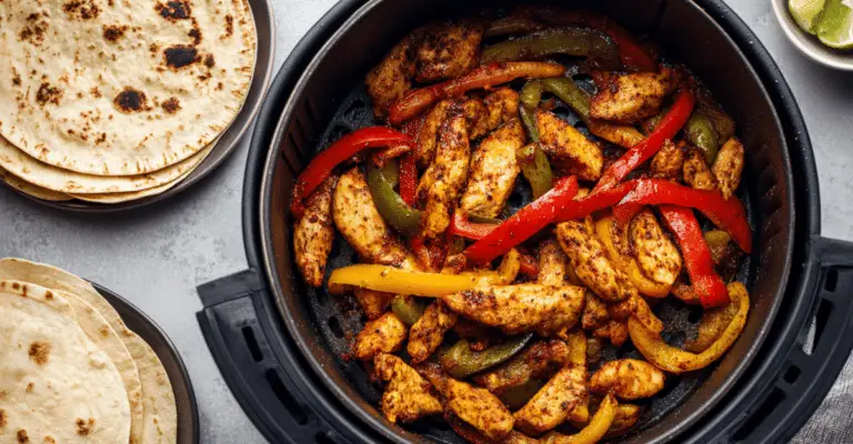 Air Fryer Chicken Fajita Salad – Salad