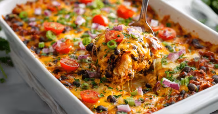 Chicken Enchilada Casserole – Easy, Flavorful, and Family-Favorite Mexican Comfort Food
