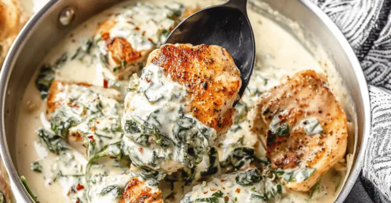 Creamy Spinach Artichoke Chicken