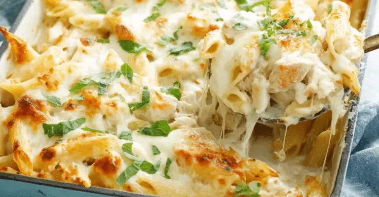 Chicken Alfredo Casserole