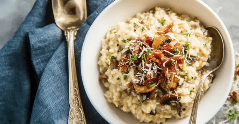 Creamy Chicken and Mushroom Risotto