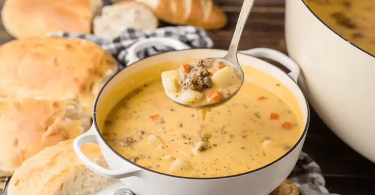 Creamy Hamburger Potato Soup