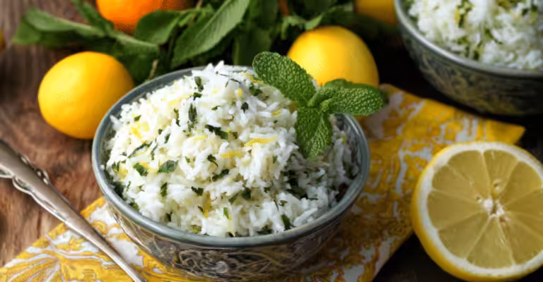 Lemon Garlic Rice