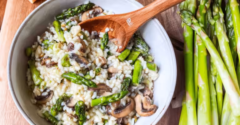 Asparagus Mushroom Risotto – Creamy, Elegant, and Easy to Make