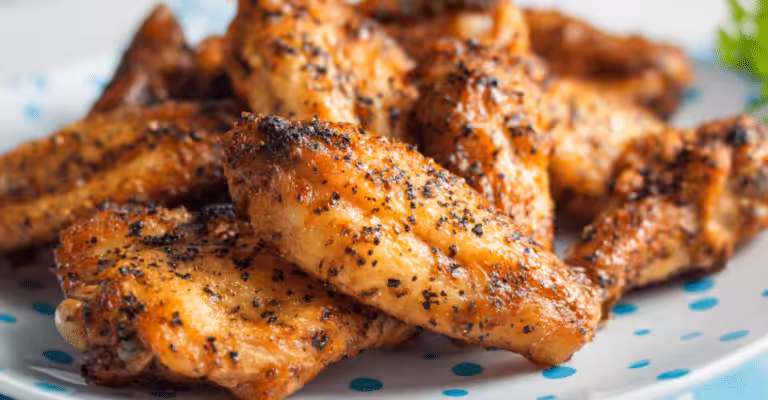 Chicken Wings with Lemon Pepper