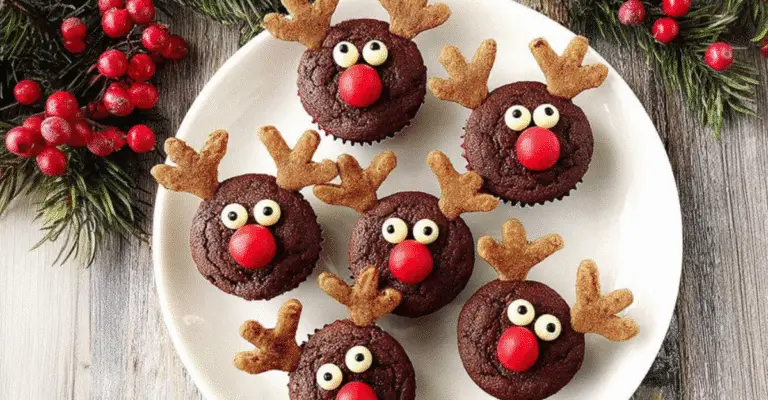Reindeer Brownie Bites