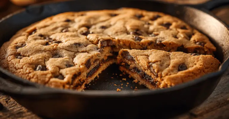 Holiday Skillet Cookie: The Ultimate Warm & Gooey Treat for Festive Nights