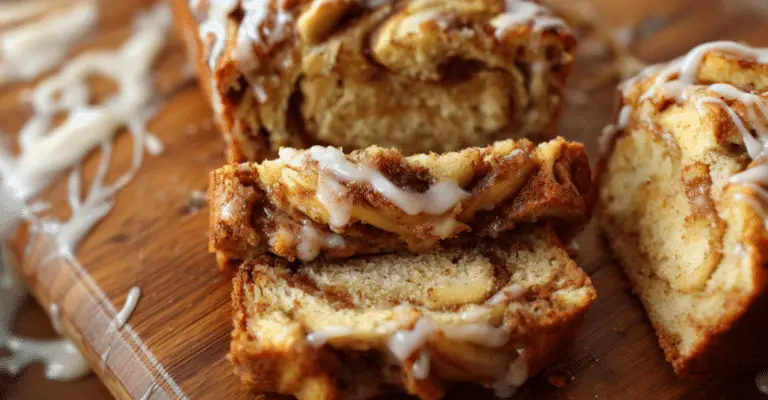 Cinnamon Swirl Apple Fritter Bread
