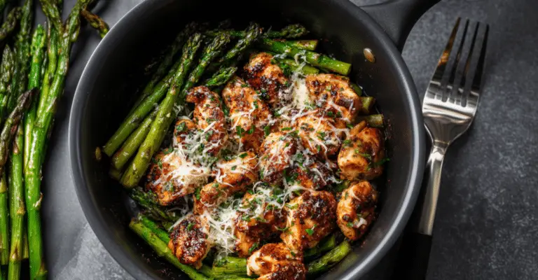 Asparagus & Parmesan Baked Chicken: A One-Pan Weeknight Favorite