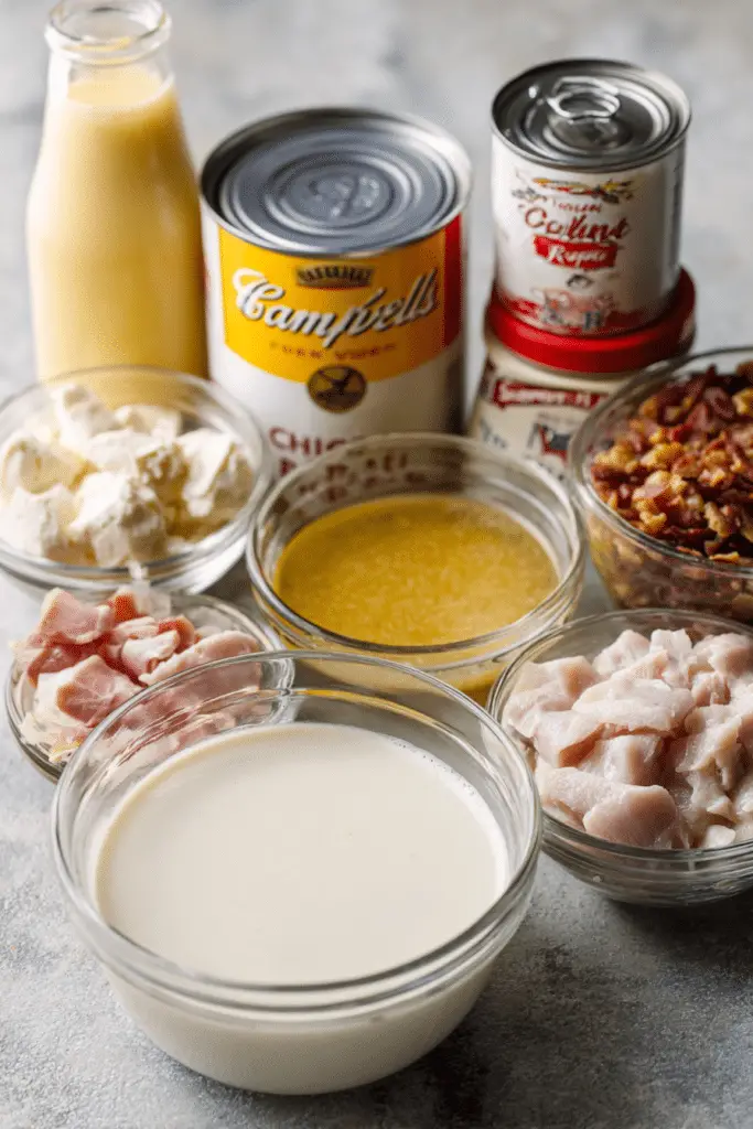 Chicken and Stuffing Casserole