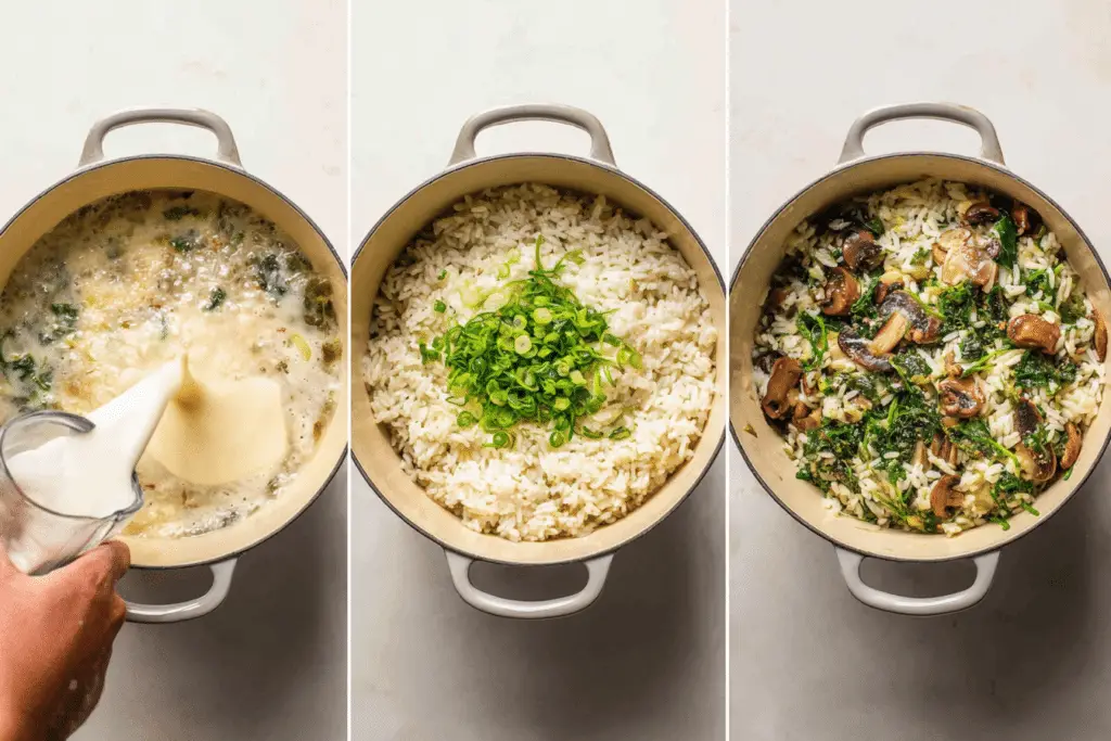Asparagus Mushroom Risotto
