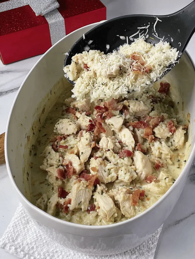 Creamy Chicken Bacon Ranch Casserole