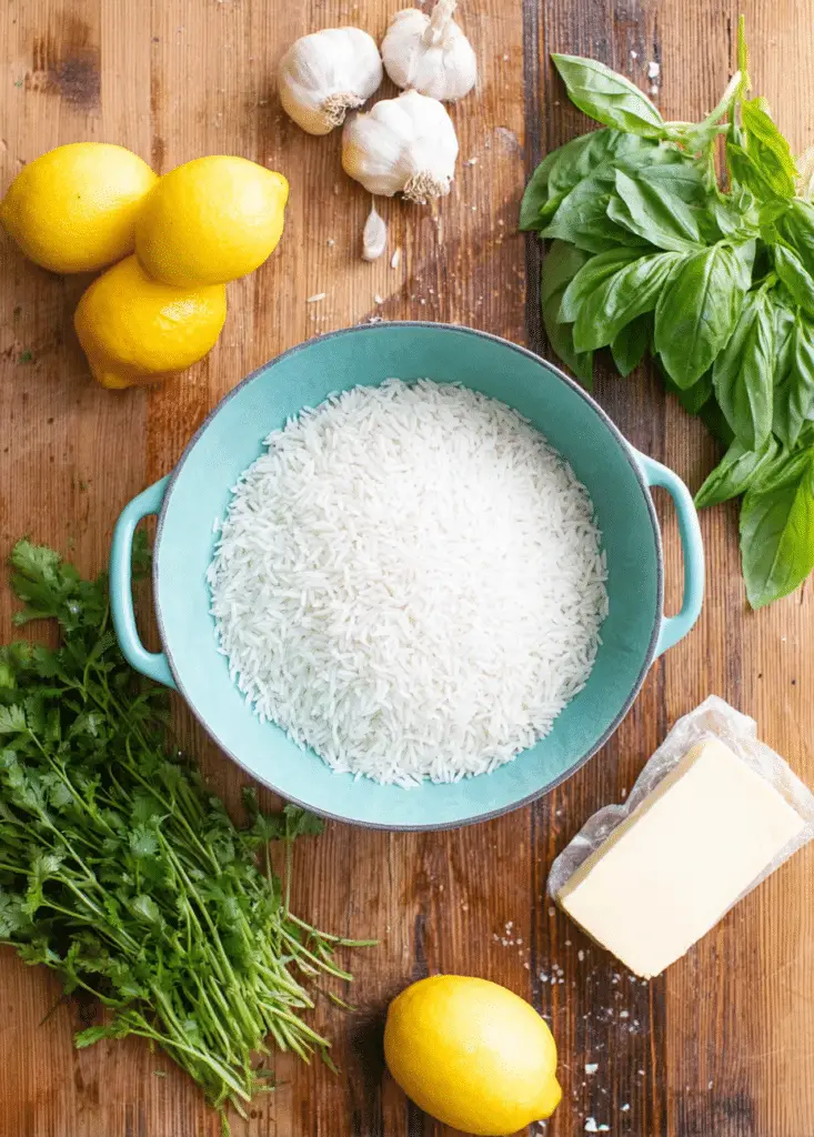 Lemon Garlic Rice