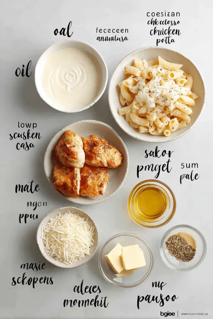 Chicken Alfredo Casserole