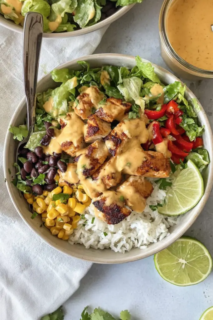 Southwest Chicken Burrito Bowls