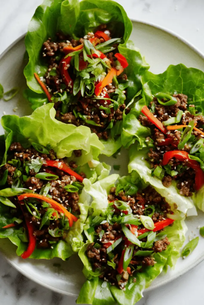 Chicken Lettuce Wraps