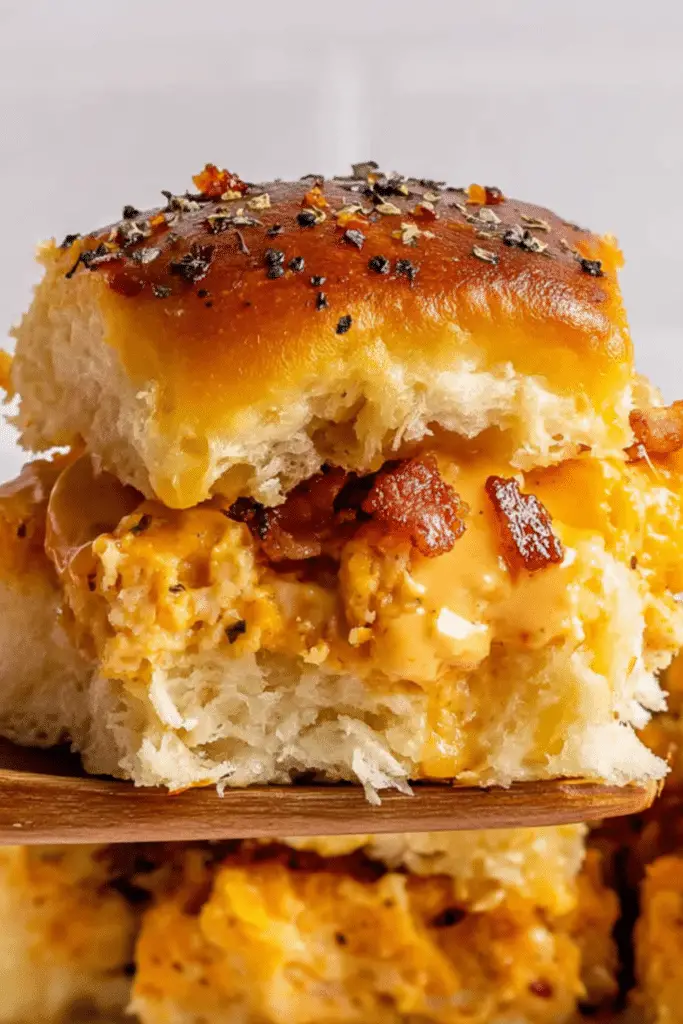 Bacon and Cheese Breakfast Sliders