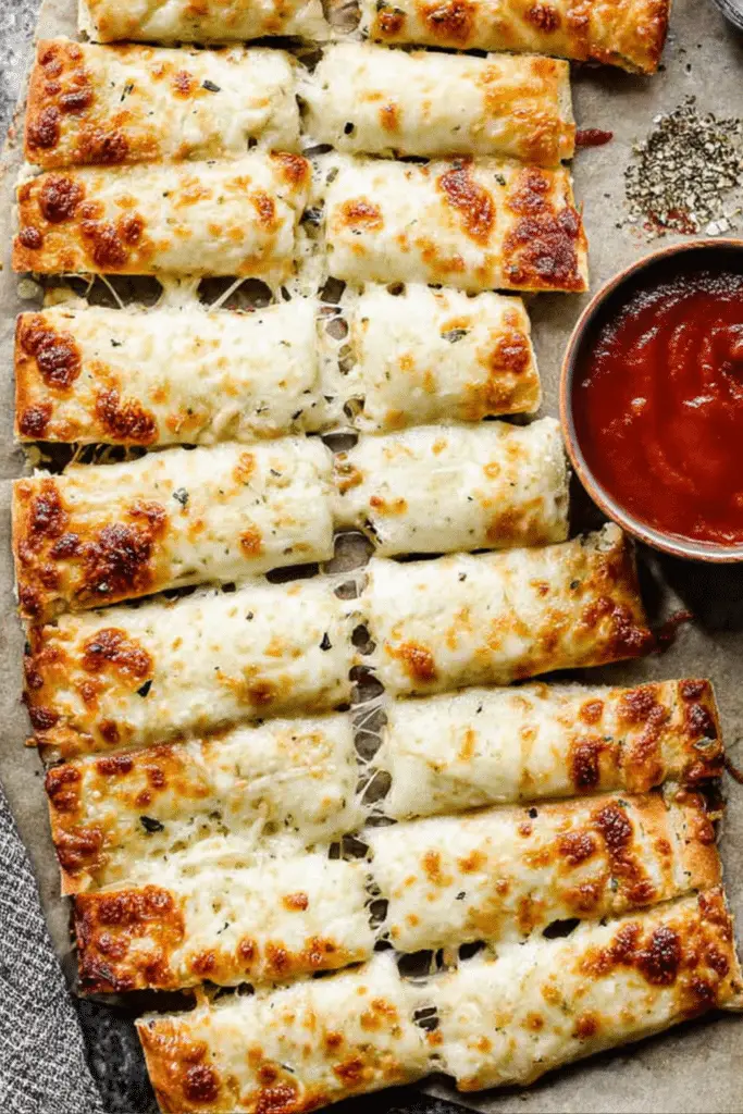 Cheesy Garlic Breadsticks