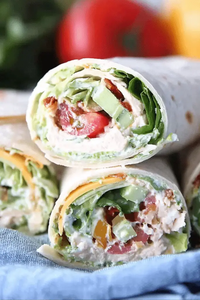 Turkey Avocado Wraps
