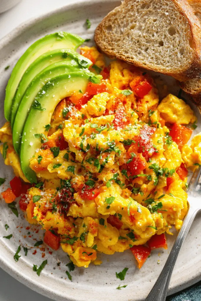 Spring Veggie Egg Scramble
