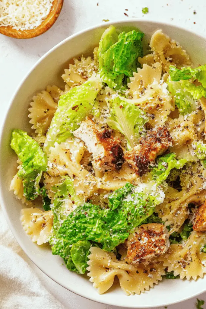Chicken Caesar Pasta Salad