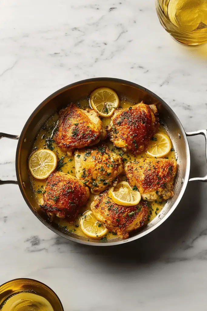 Lemon Butter Chicken Thighs