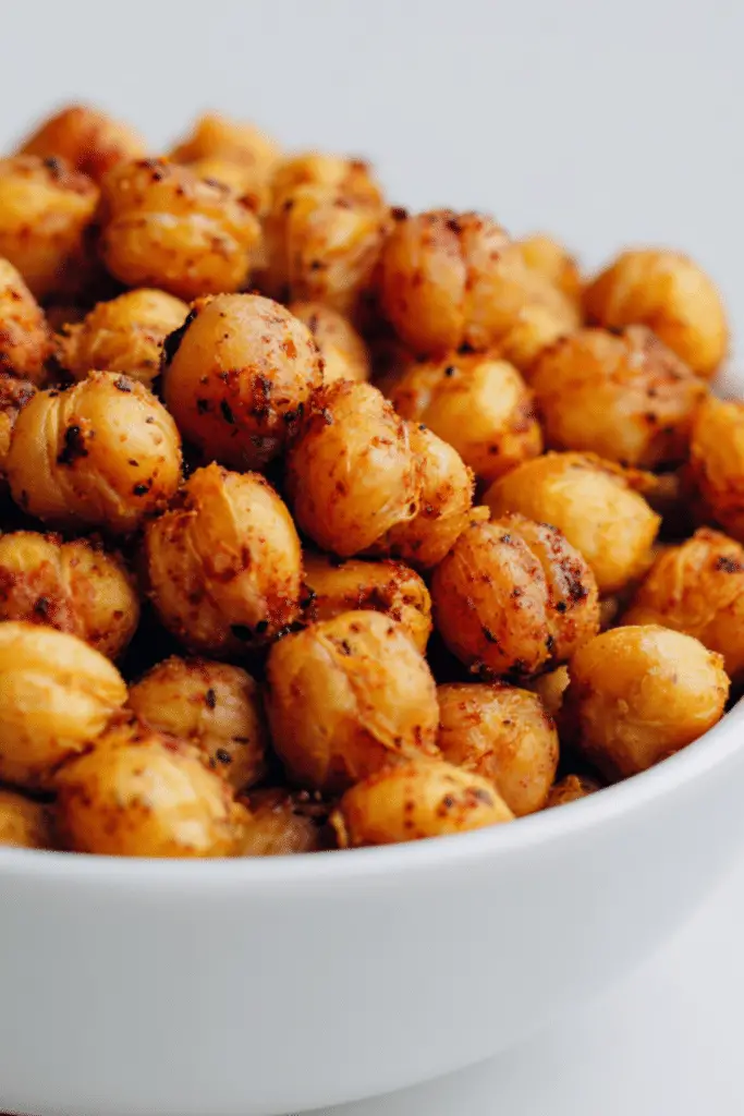 Garlic Roasted Chickpeas