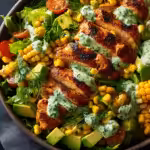 Lemon Garlic Chicken Salad