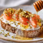 Fresh Fruit and Honey Ricotta Toast